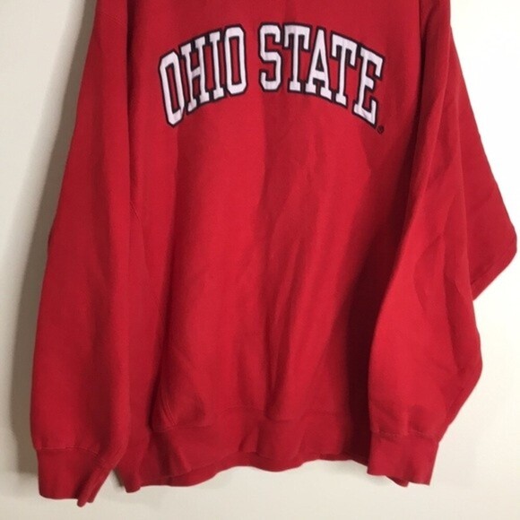 Steve & Barry’s outfitters 90s Ohio state oversized red pullover sweatshirt XXL - Picture 3 of 10